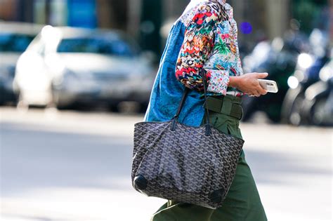 goyard pattern blue|are goyard bags hand painted.